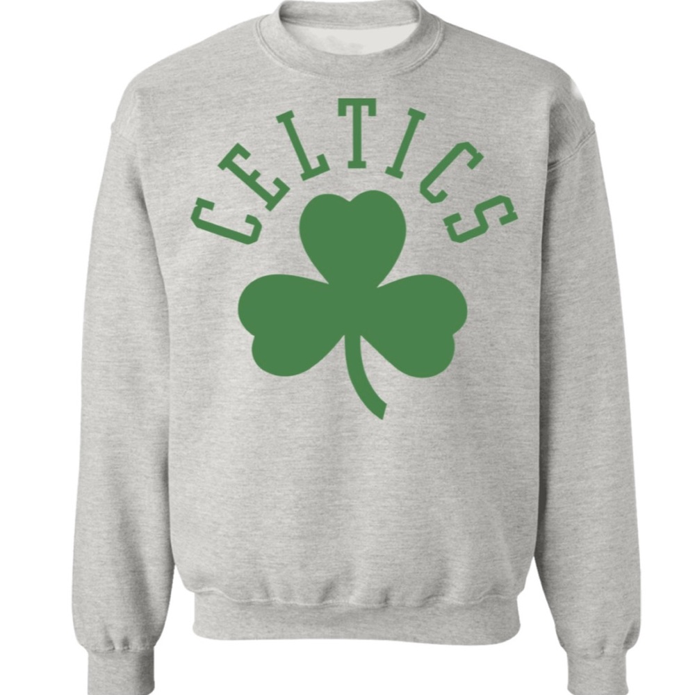 Celtics 3 Leaf Clover Unisex Crewneck Sweatshirt